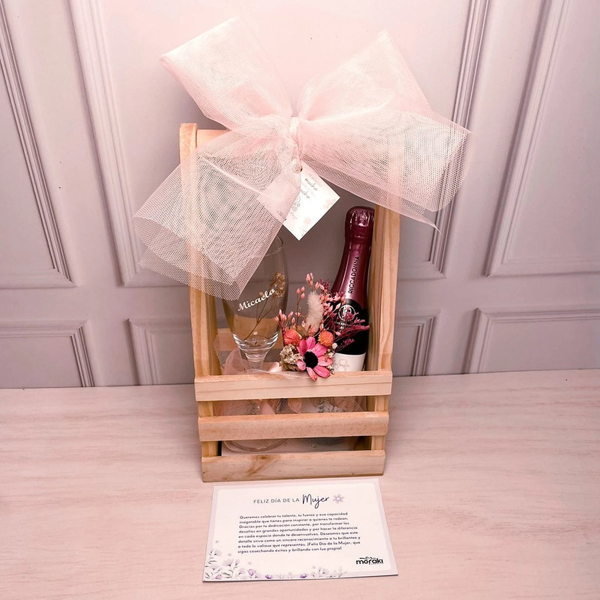 Box de Pino y Vino de Celebración