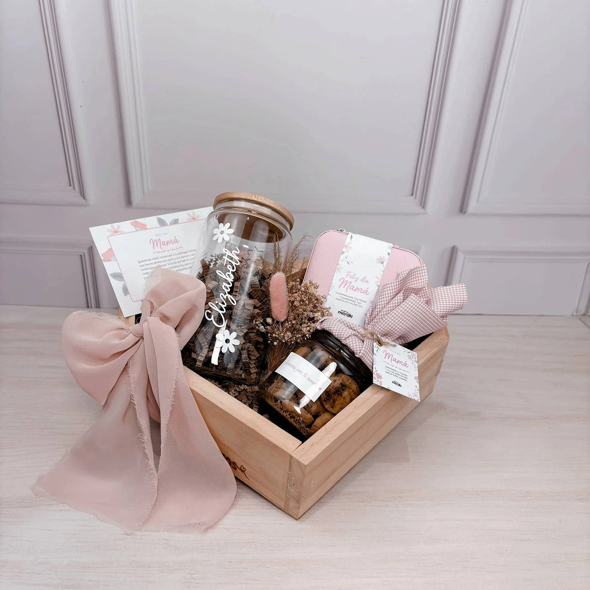 Box de Pino Corazón Personalizado