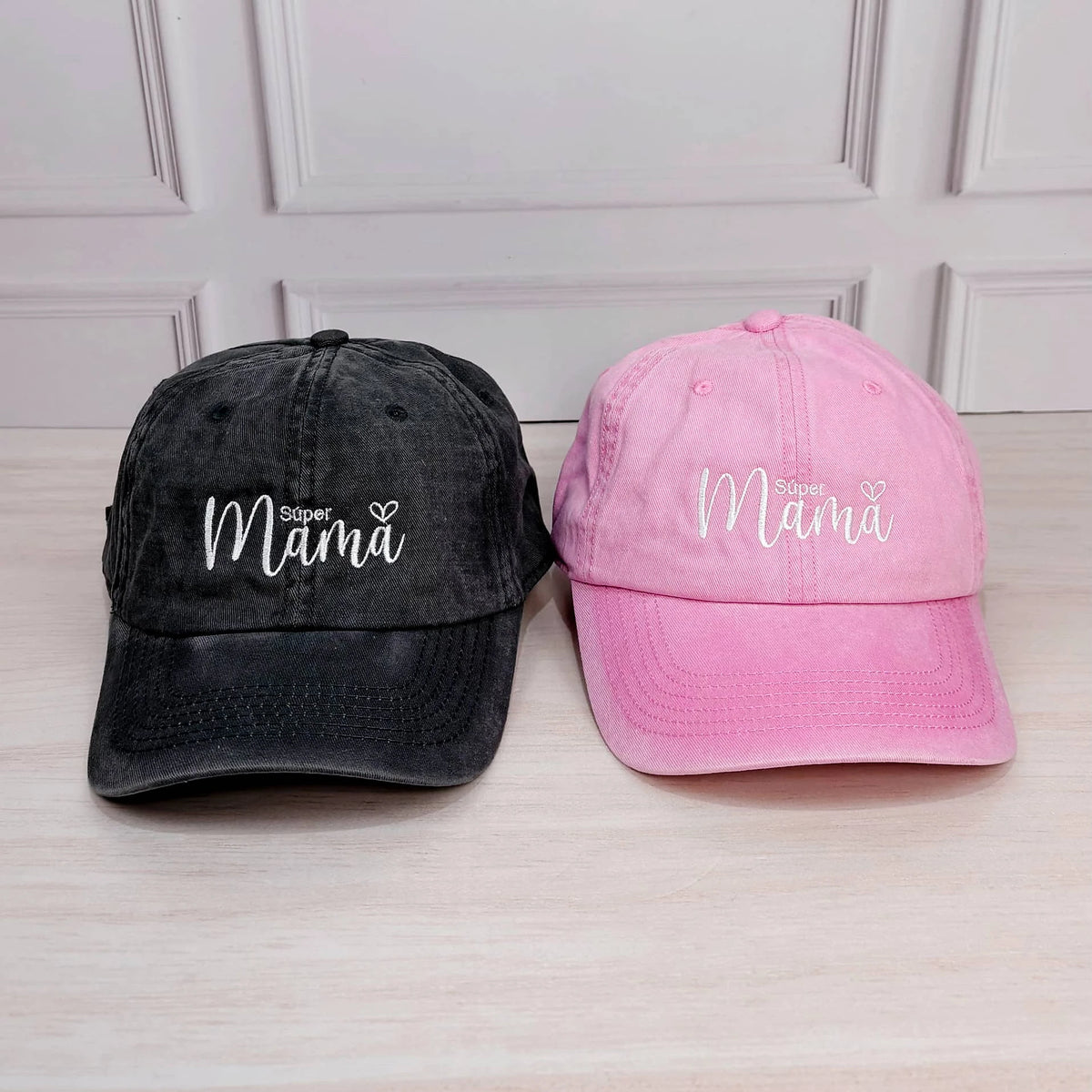 Gorra Bordada Super Mamá Personalizada