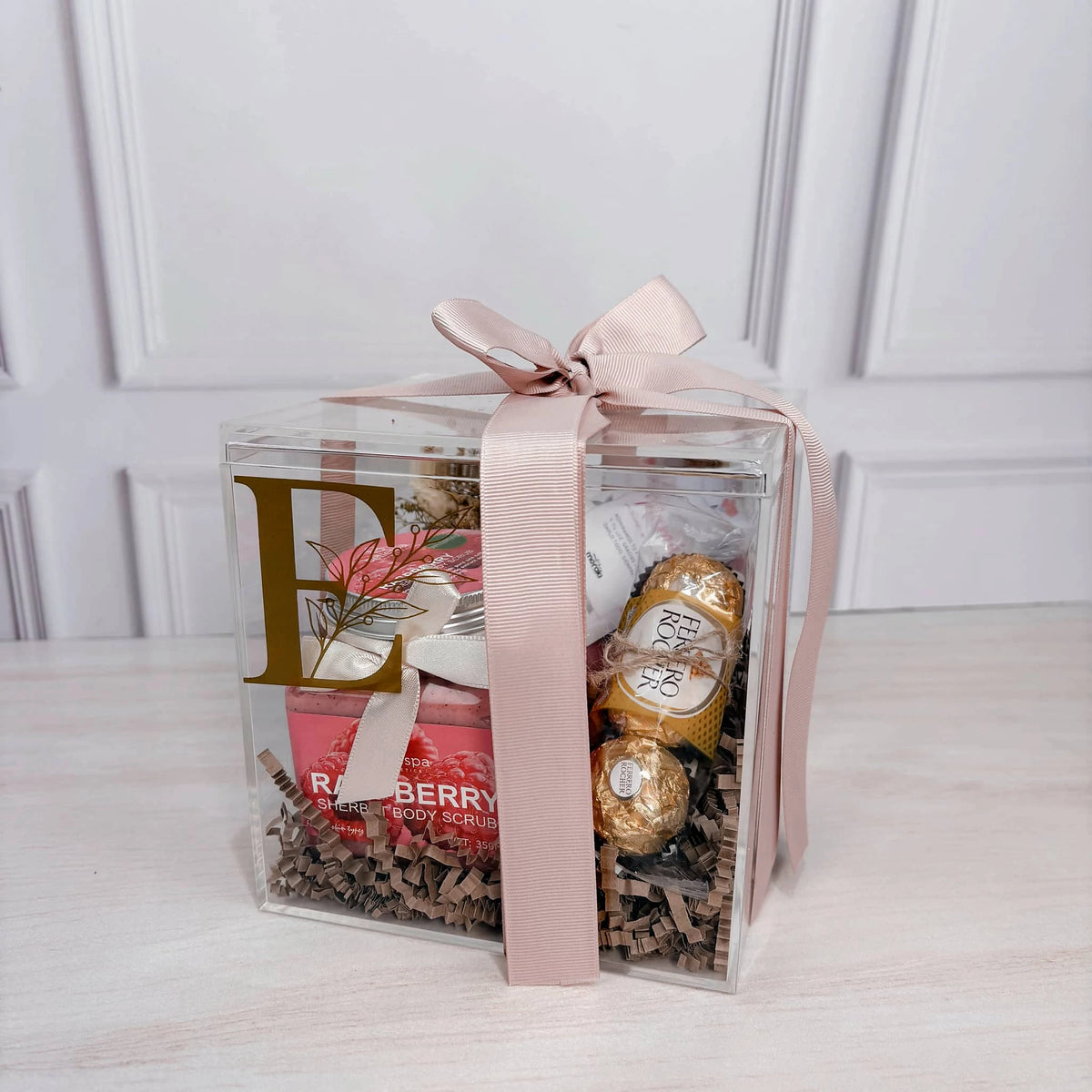 Box de Acrílico con Sales y Chocolates
