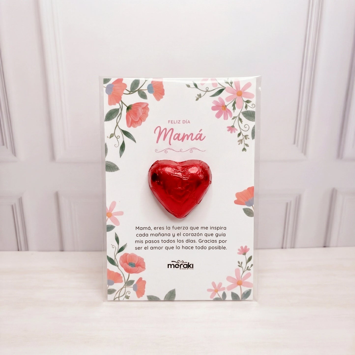 Tarjeta Con Chocolate Para Mamá