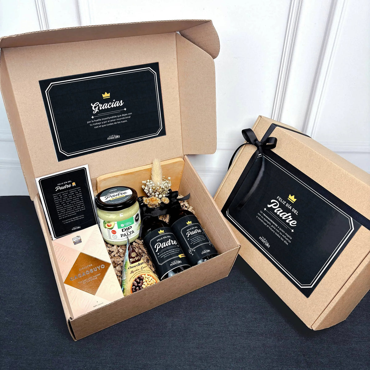 Box Personalizado con Vino y Tabla de Madera