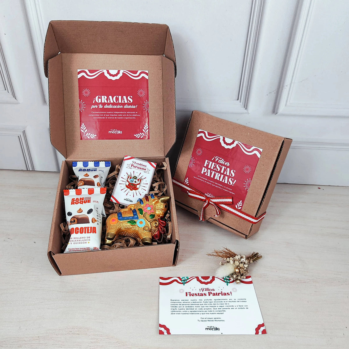 Box Regalo Peruano con Torito y Chocotejas