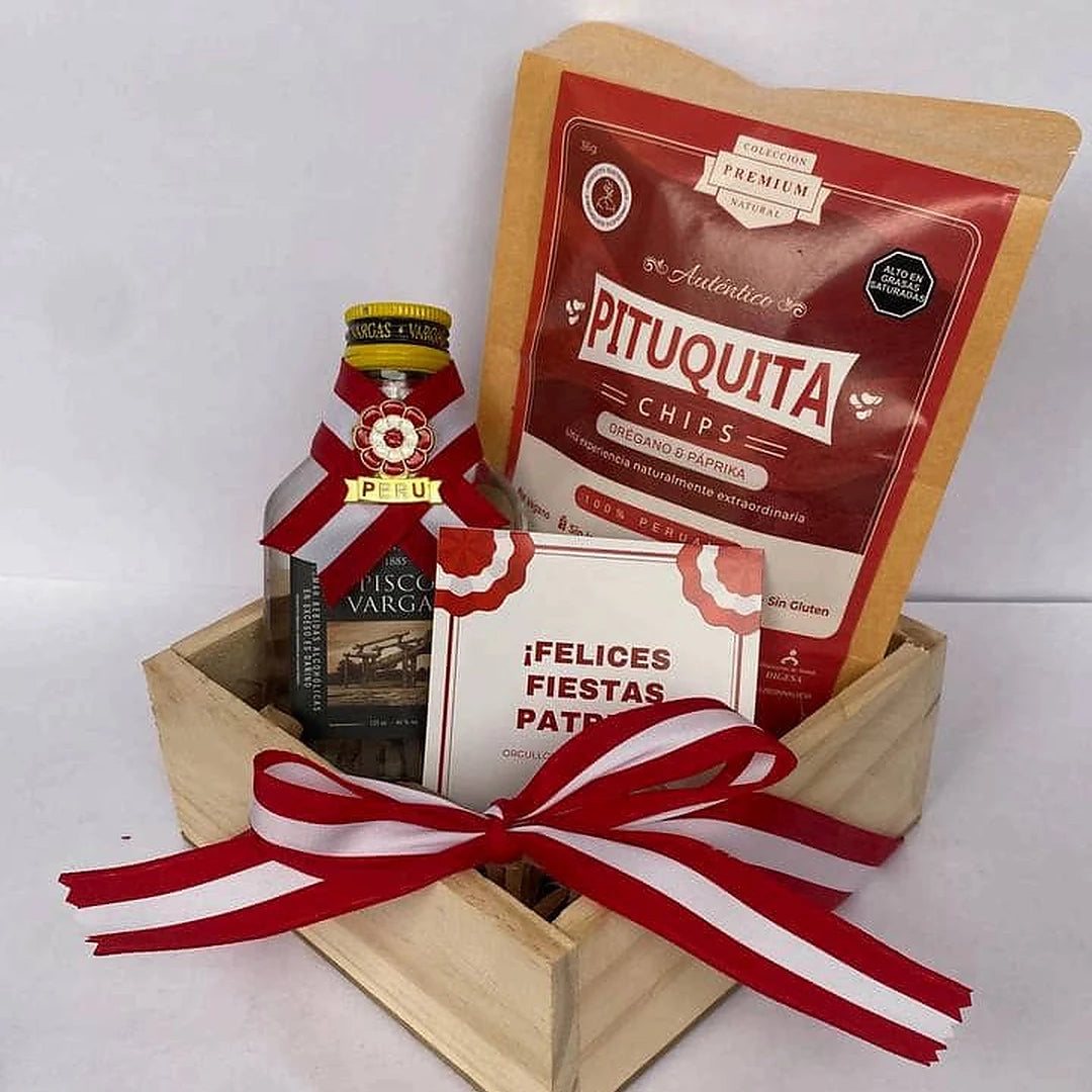 Box de Pino con Pisco y Snacks