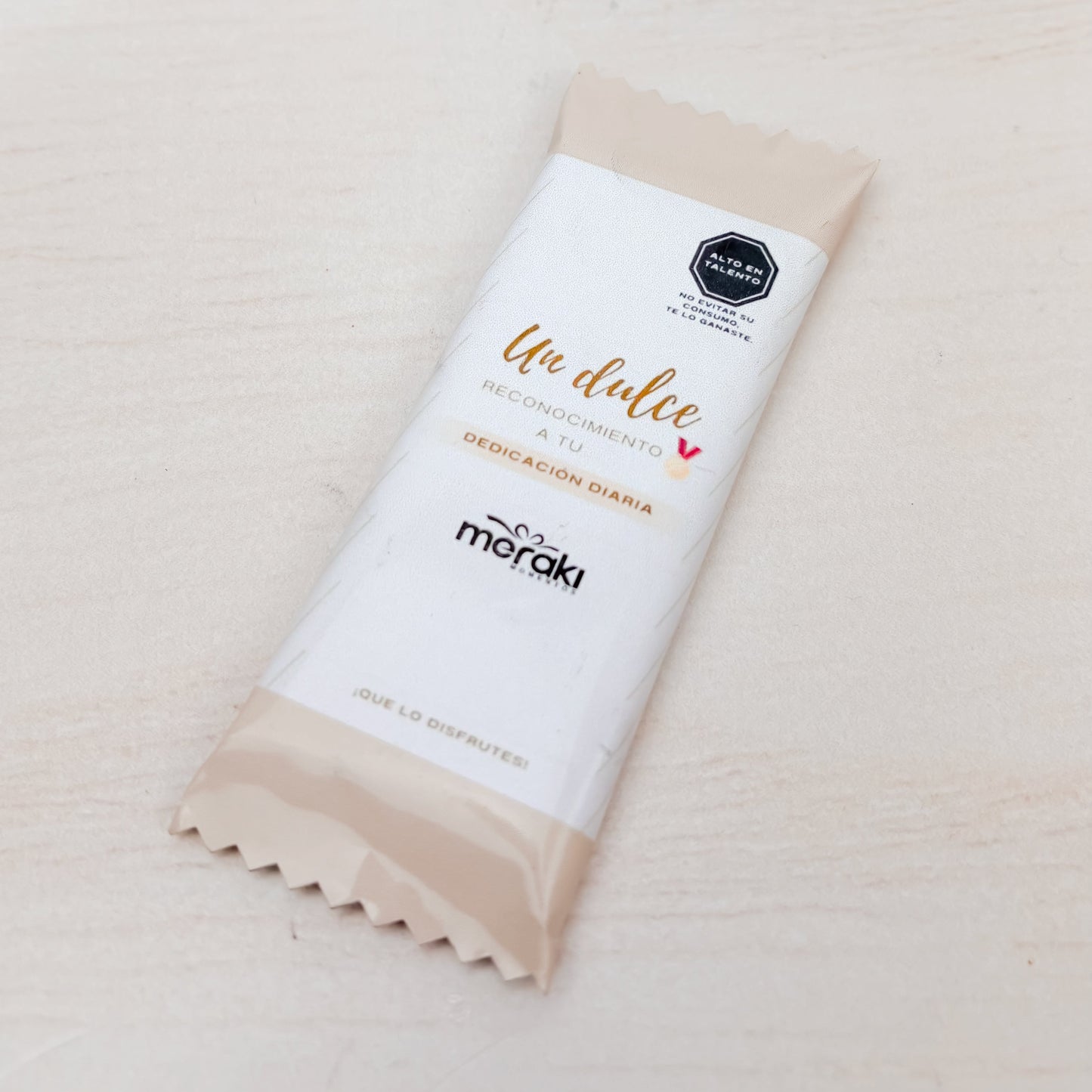 Chocolate "Talento & Gratitud"