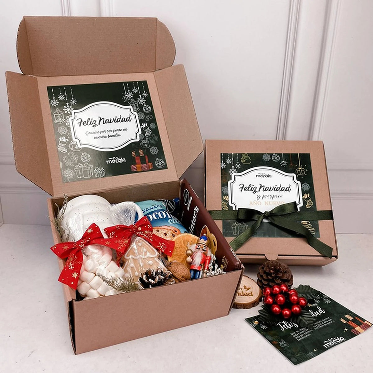 Box Navideño Con Taza Y Chocotoncito