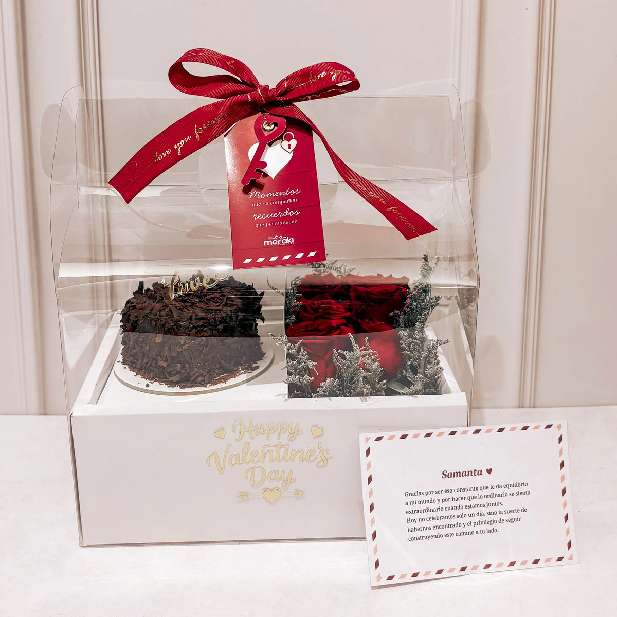 Box Dulce Romance: Rosas & Chocolate
