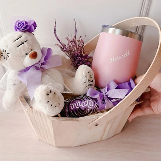Box de Pino y Vino de Gratitud