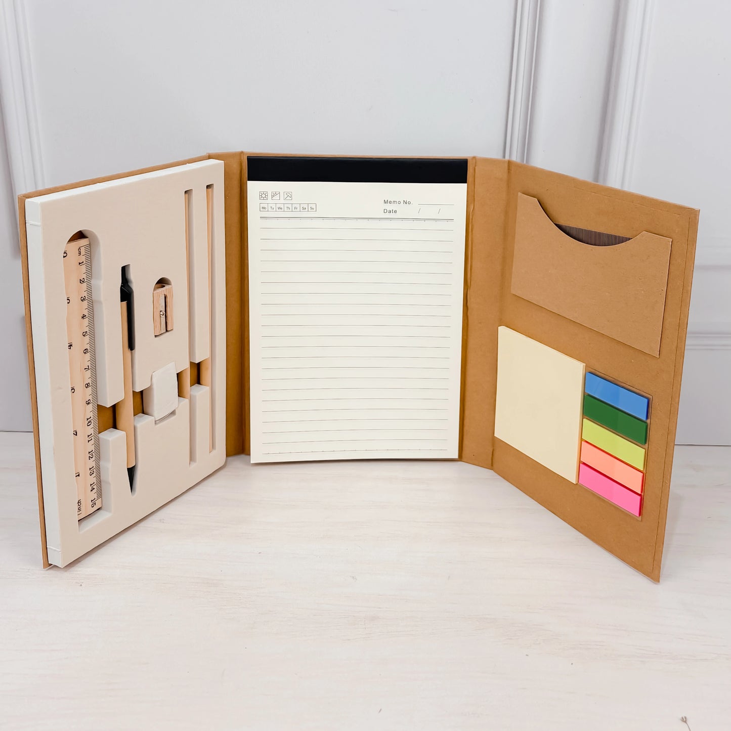 Carpeta ecológica con accesorios