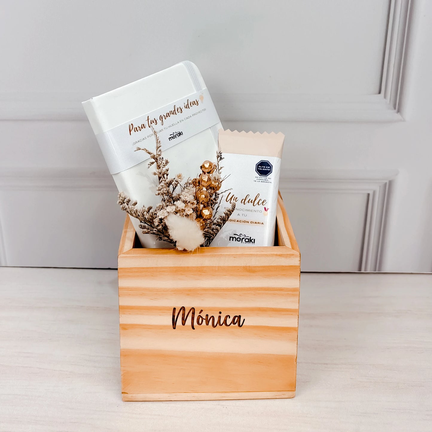 Caja de madera personalizada
