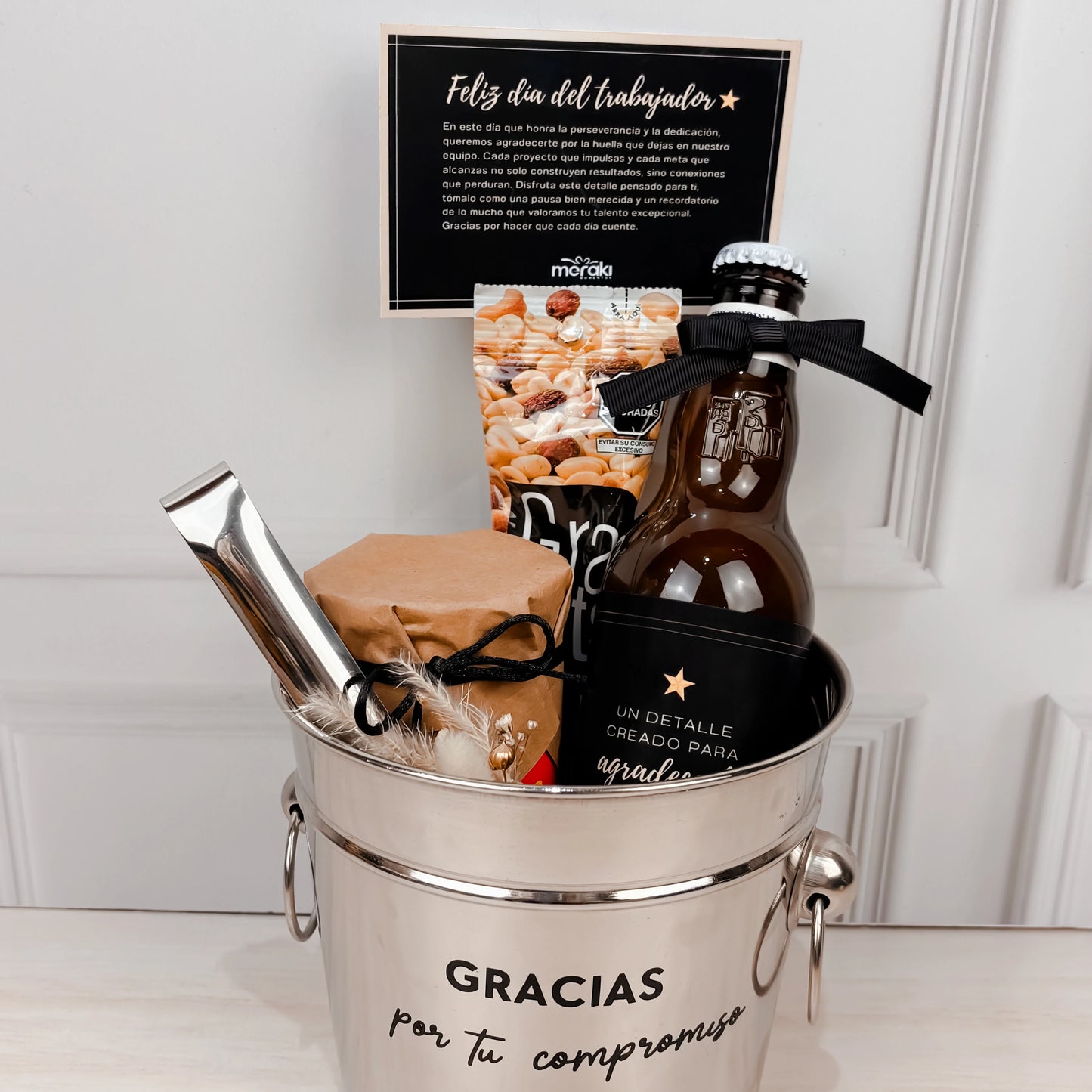 Caja sorpresa con bebida