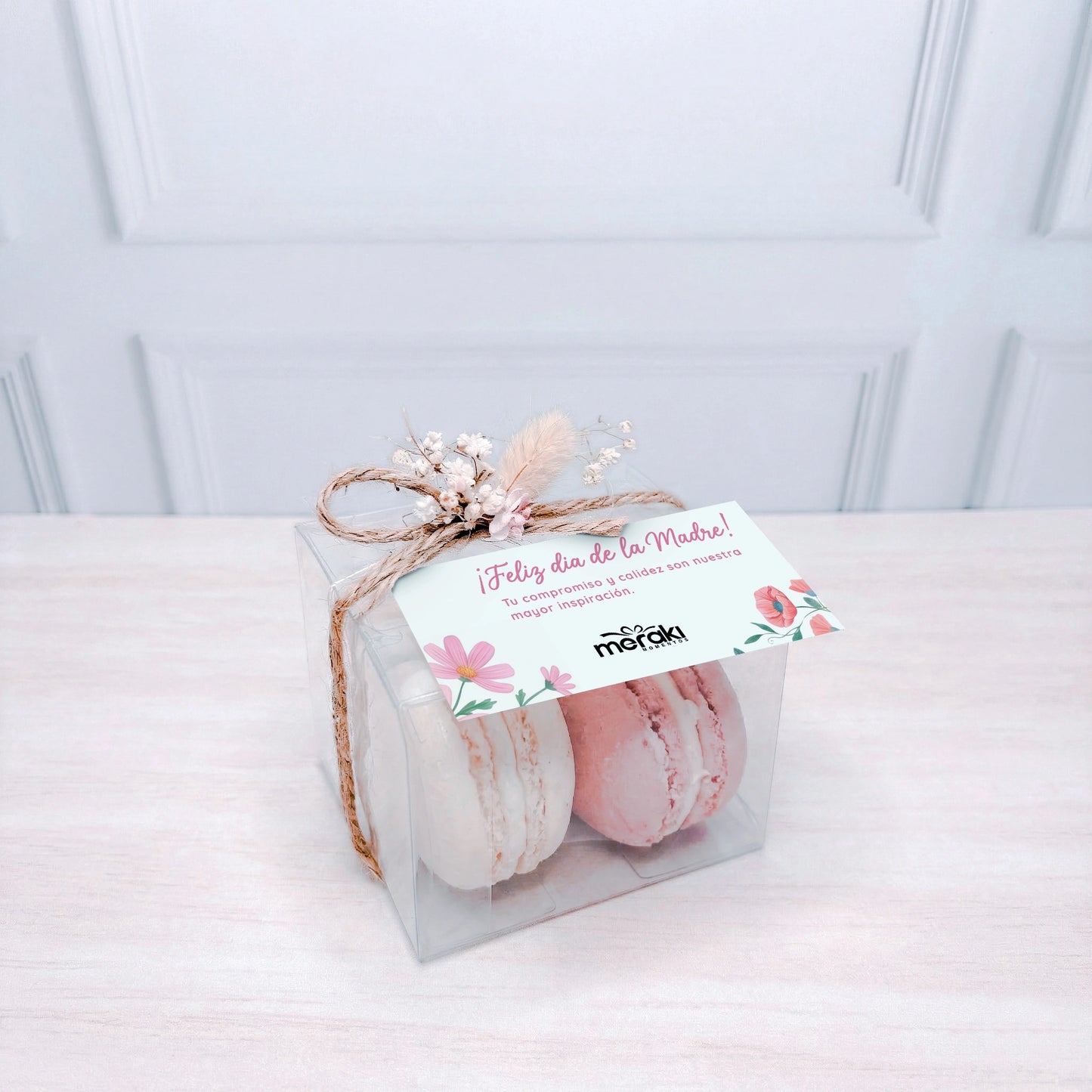Caja Con Macarrones Para Mamá