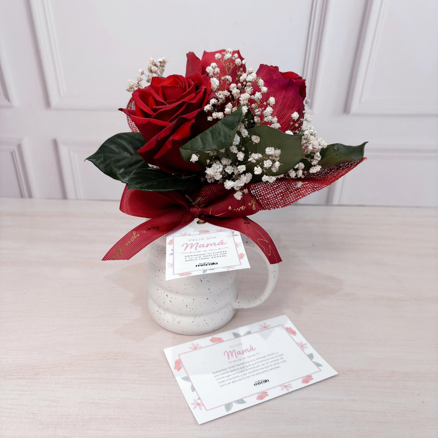 Arreglo Floral Taza Para Mamá