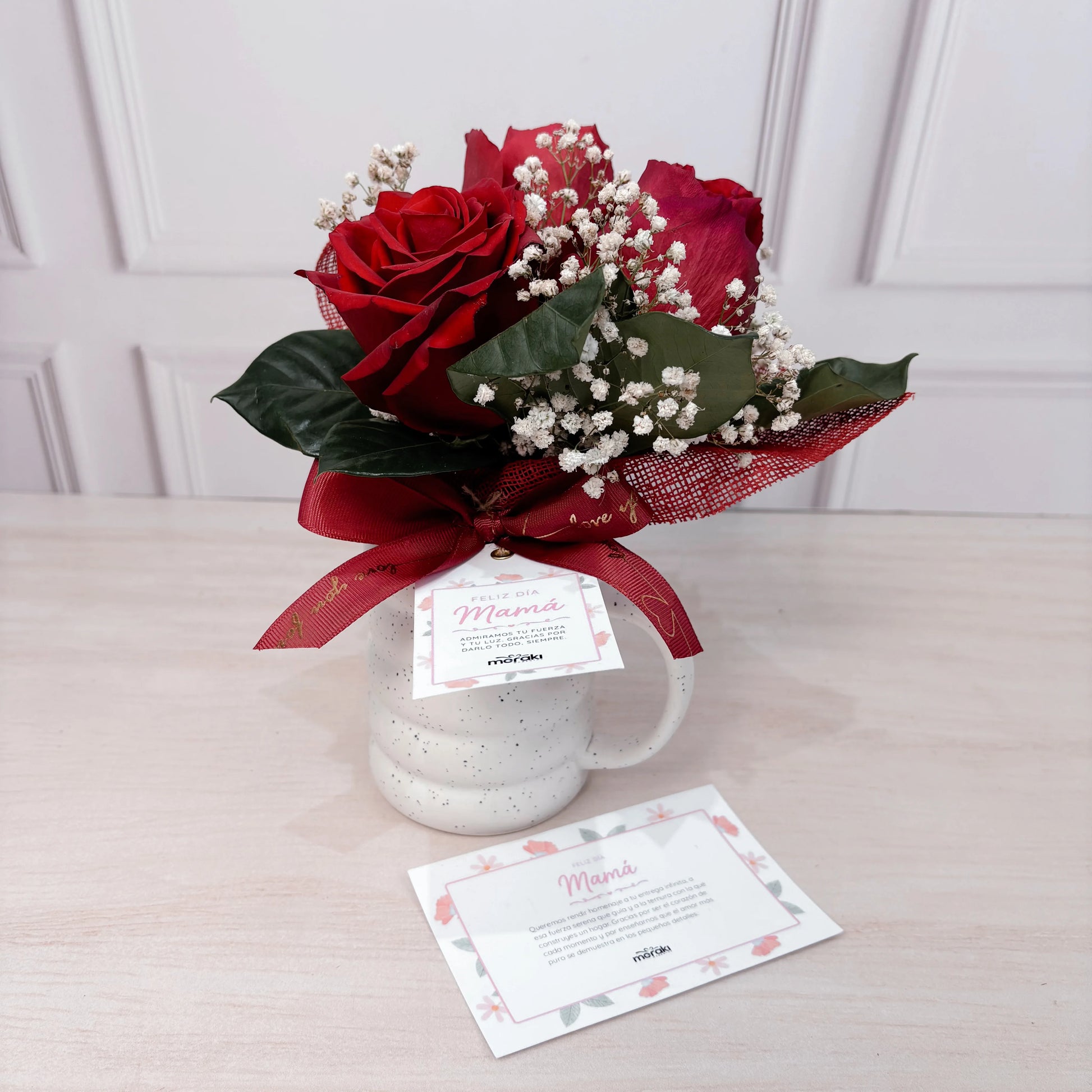 Arreglo Floral Taza Para Mamá
