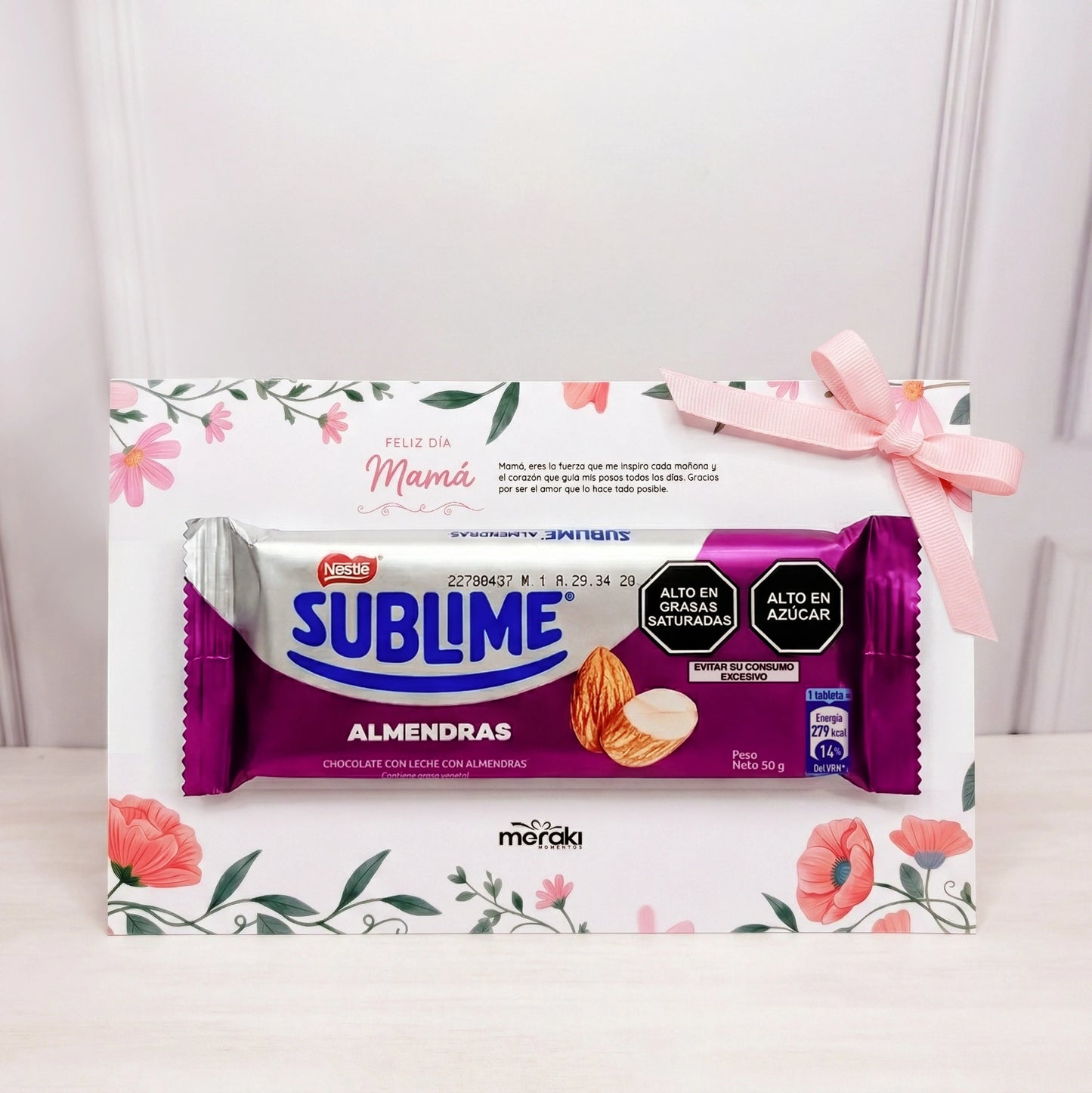 Chocolate Con Mensaje Para Mamá