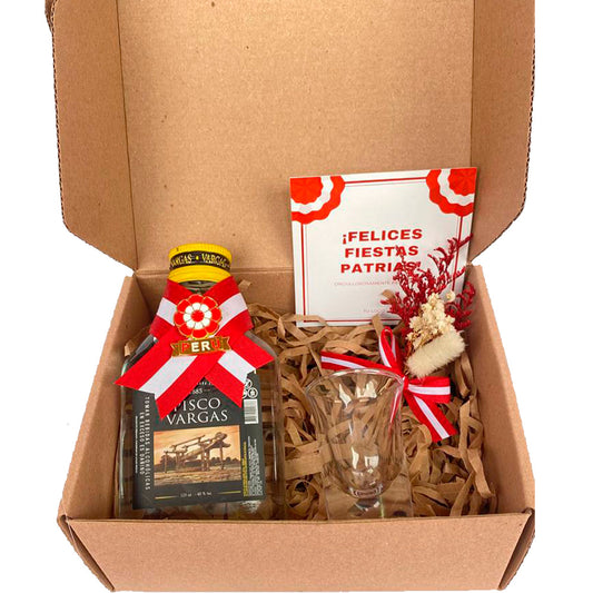 Box Fiestas Patrias Pisco & Vaso