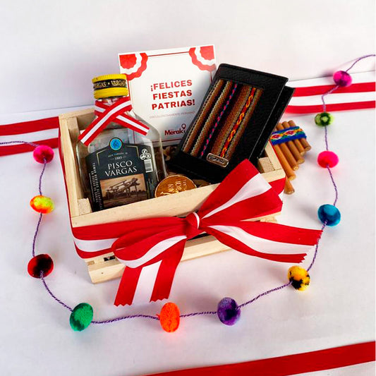 Box Fiestas Patrias Pisco & Cuero Premium