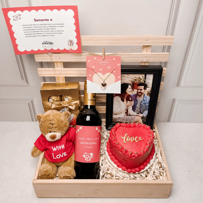 Box Dulce Romance & Vino