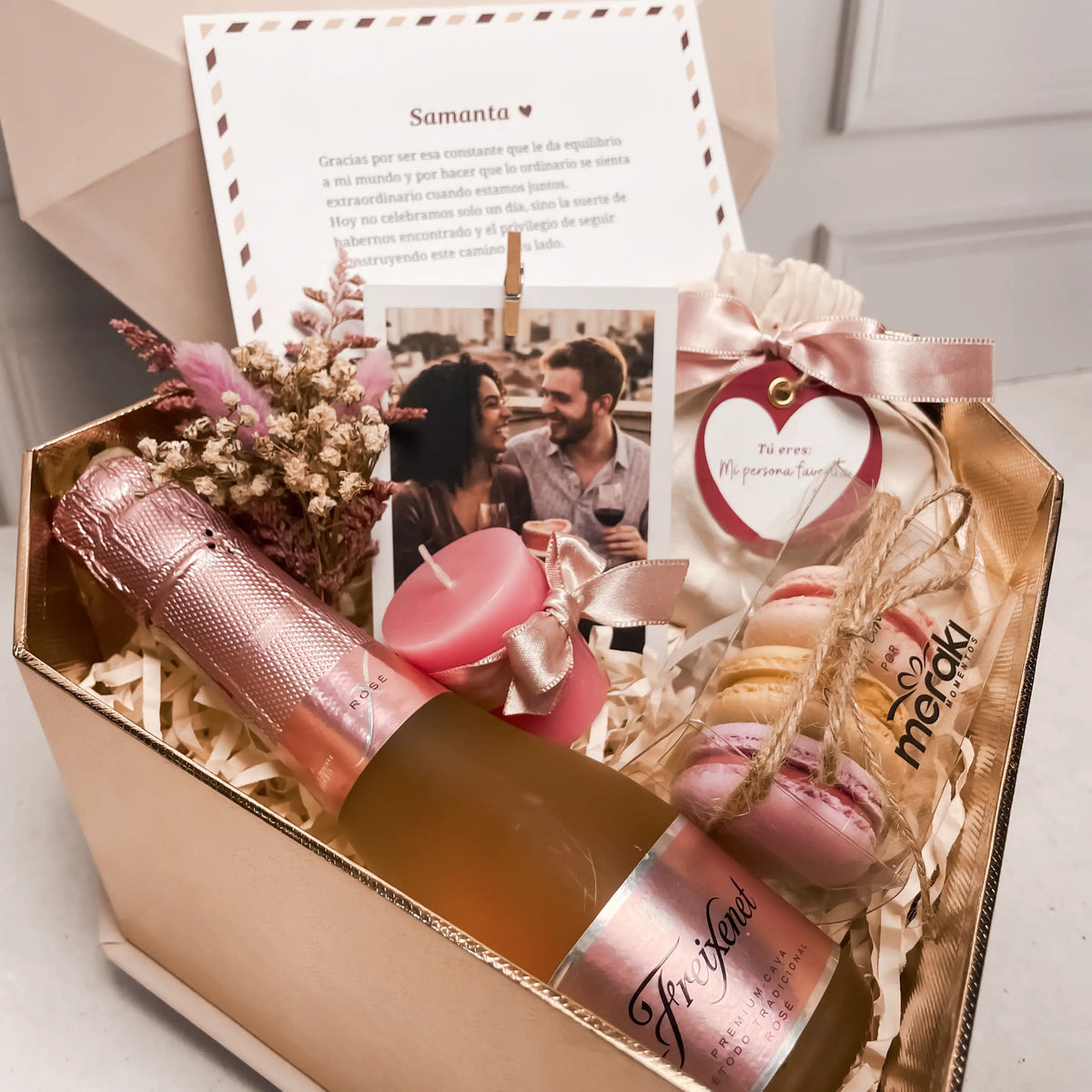 Box Corazón Rosé