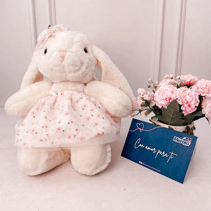 PELUCHE CONEJITA JARDINERA