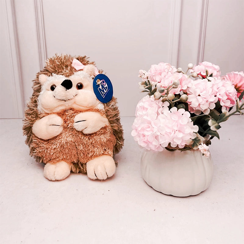 PELUCHE ERIZA CON LAZO