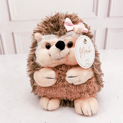 PELUCHE ERIZA CON LAZO